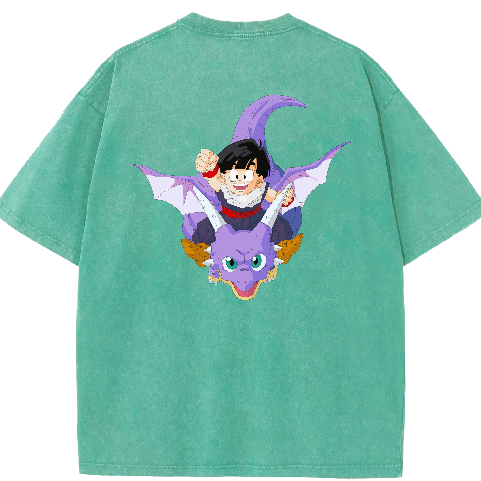 （画像用） ドラゴンボール DRAGON BALL 綿100% ヴィンテージ風 半袖Tシャツ（背面プリント）